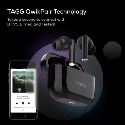 TAGG Liberty Buds Bluetooth Headset (Black, True Wireless) TAGG Liberty Buds Bluetooth Headset (Black, True Wireless)